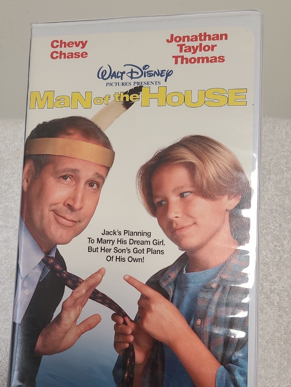Walt Disney Man of the House (White) Kids Movie VHS